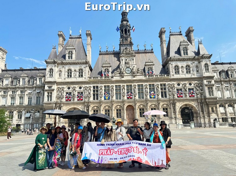Euro Trip - Tour Tây – Nam Âu từ ngày 25/6 đến 04/7/2026