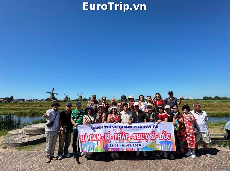 Euro Trip - Tour Tây Âu từ ngày 22/6 đến 01/7/2026