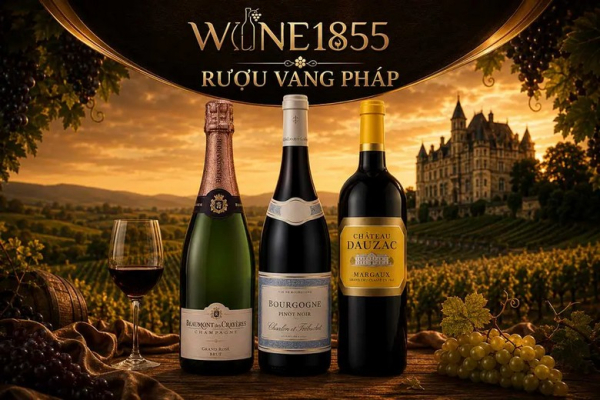 Rượu vang Pháp: Bordeaux, Burgundy, Champagne và cách chọn cho người mới