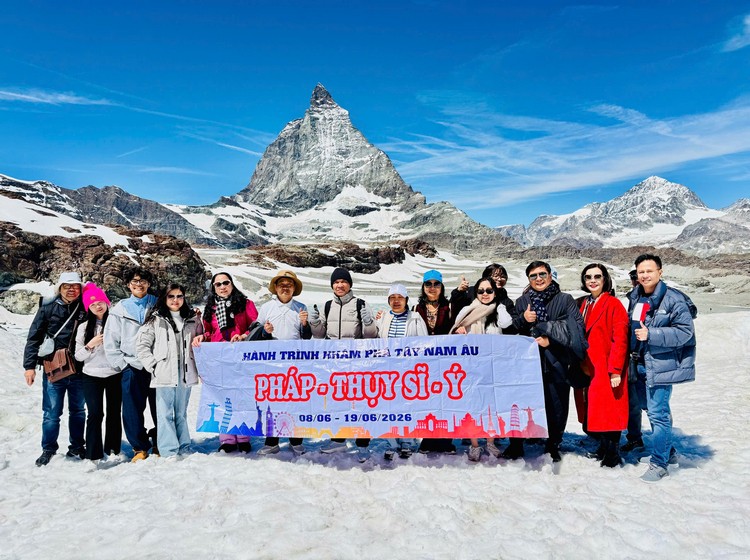 Tour 6 Nước Tây Âu: PHÁP –  BỈ-  HÀ LAN – ĐỨC - THỤY SĨ – Ý