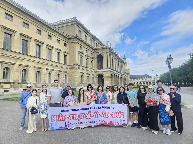 Tour 7 Nước Tây Đông Âu: HÀ LAN - BỈ - PHÁP - THỤY SĨ - Ý - ÁO - ĐỨC