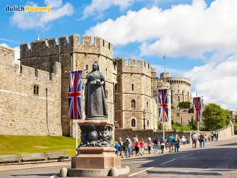 Cổng vào chính của lâu đài Windsor