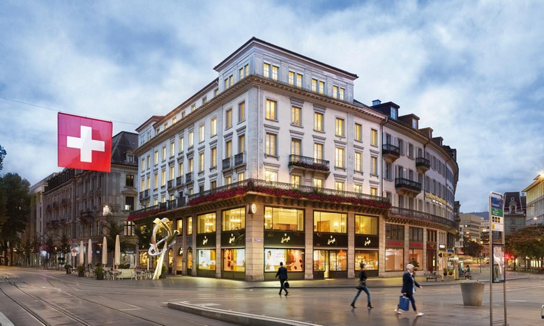Cửa hàng Confiserie Sprüngli tại quảng trường Paradeplatz, Zurich