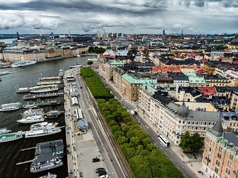 Nhà ga cảng làm thủ tục lên du thuyền Baltic tại Stockholm