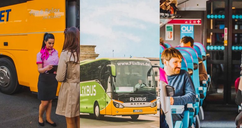 Nhân viên soát vé khách lên xe buýt Hop-On Hop-Off tại một điểm dừng