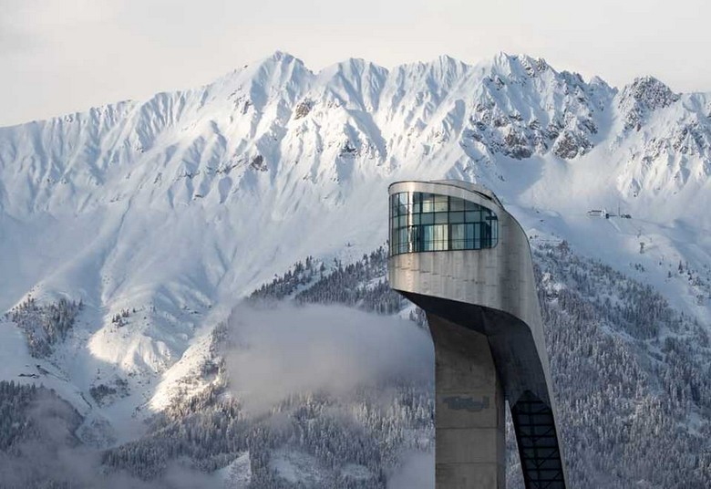 Sân nhảy trượt tuyết Bergisel, di tích từ hai kỳ Olympic mùa đông tại Innsbruck