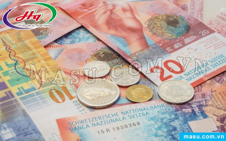 So sánh tiền xu franc Thụy Sĩ và tiền xu euro