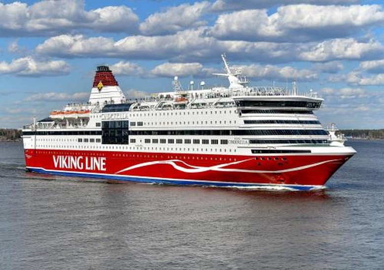 Tàu Viking Cinderella cập cảng Stadsgården ở Stockholm