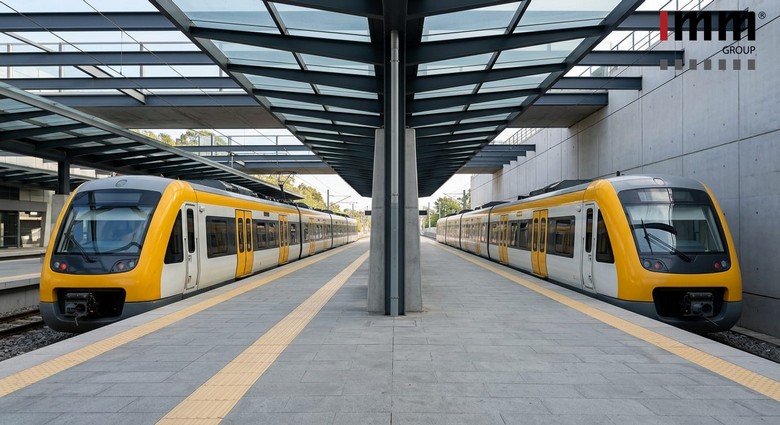 Tàu cao tốc Alfa Pendular tại một nhà ga ở Bồ Đào Nha