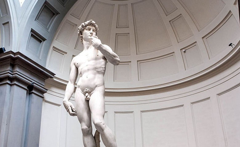 Tượng David của Michelangelo tại Galleria dell'Accademia