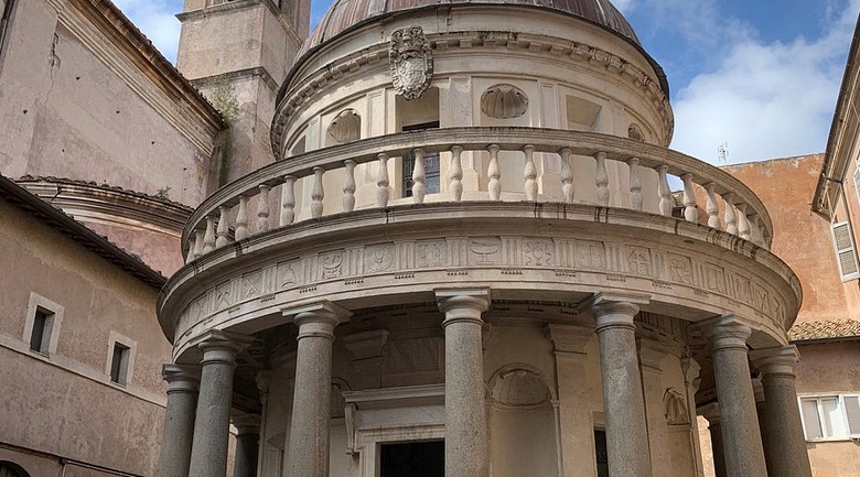 Tempietto của Bramante tại Rome, công trình đánh dấu Phục Hưng đỉnh cao