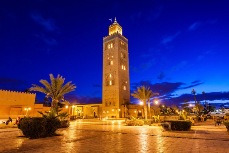 Tháp giáo đường Koutoubia tại Marrakech, Maroc